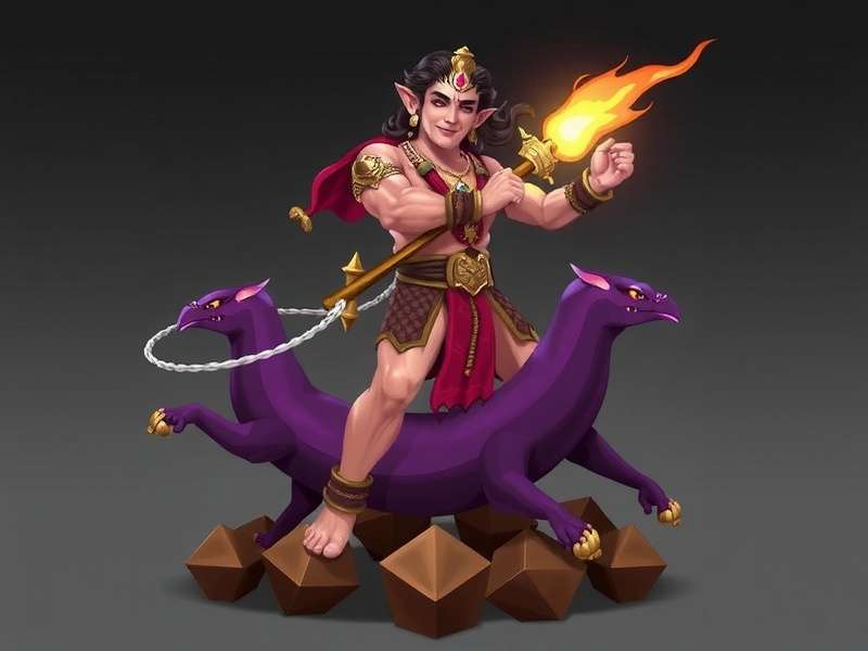 Kubera - Hindu God of Wealth Kubera Deity Illustration